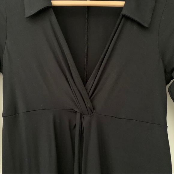 ASOS DESIGN Petite twist front shirt dress - Picture 4 of 4